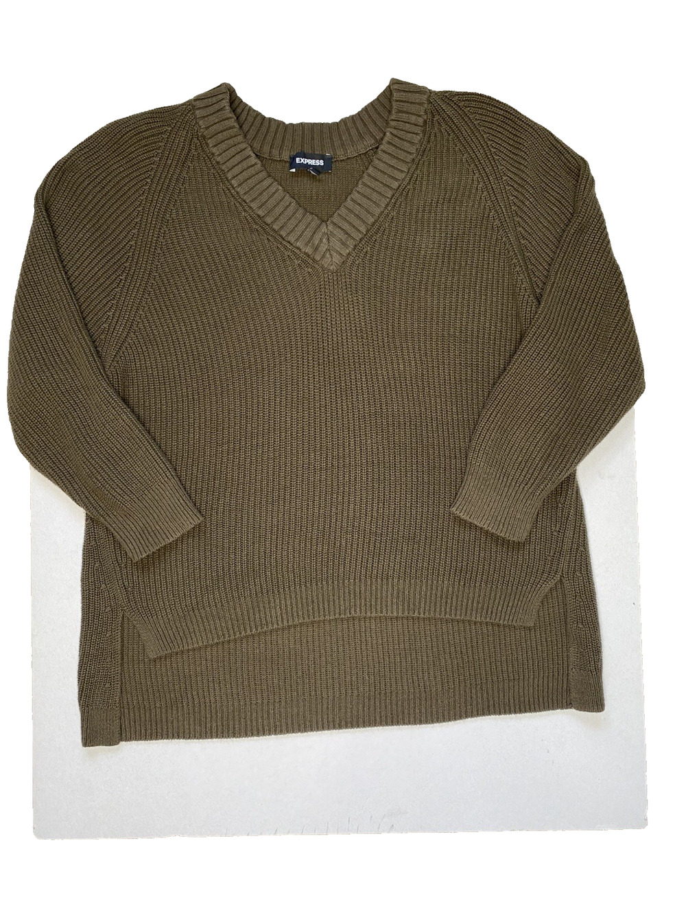 Express Sweater Womens Small Chunky Knit Relaxed Oversized Casual Cozy Office